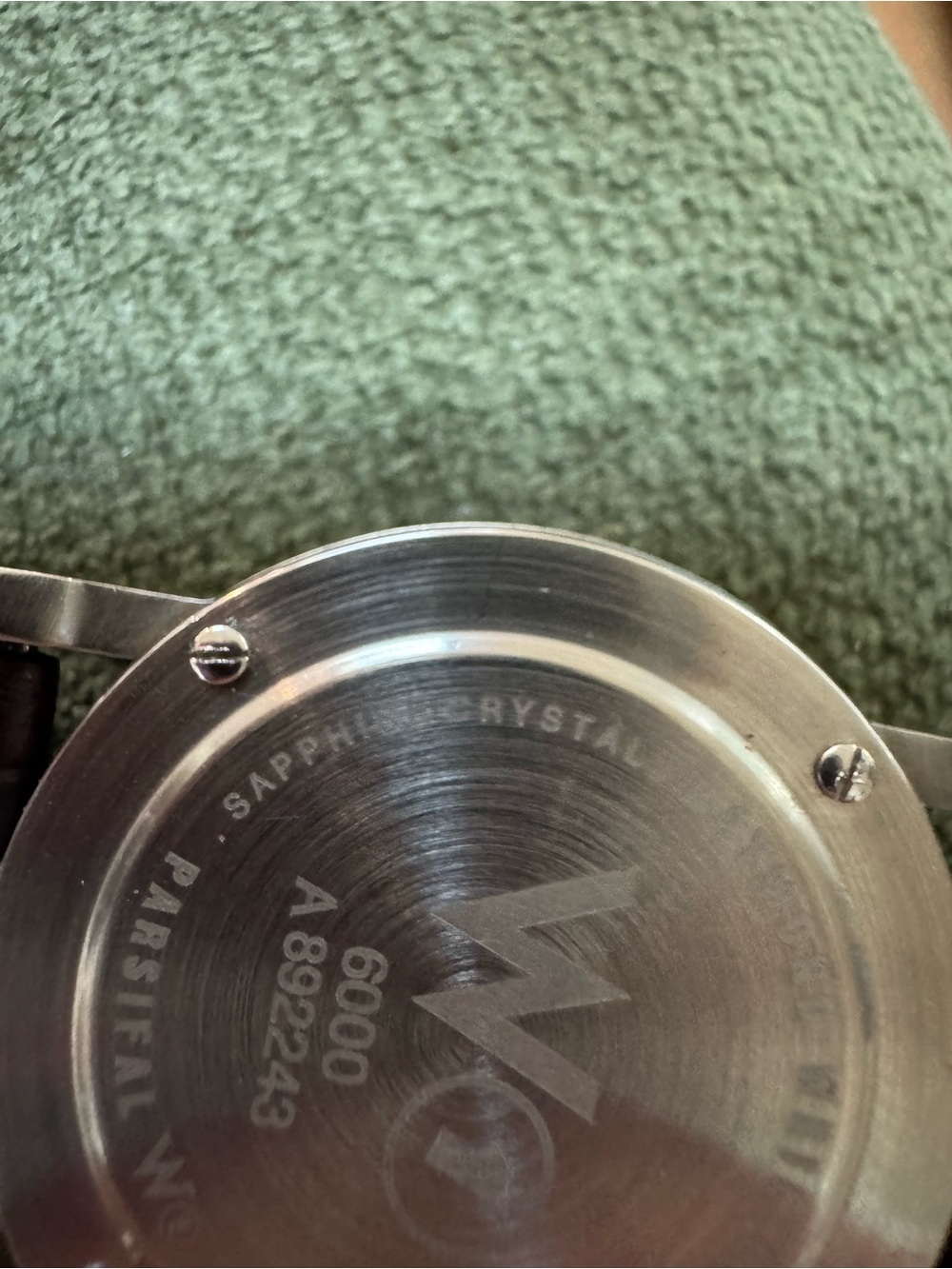 Raymond Weil Silver Dial Watch with Dark Brown Leather Strap - Picture 9 of 9